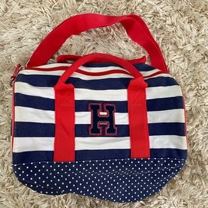 Tommy Hilfiger Girls Striped Dots Mini Duffle Crossbody Bags Kids